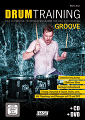 Drum Training Groove (mit CD und DVD) Seiten 1