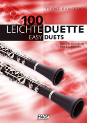 100 Easy duets for 2 clarinets