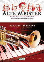 Ancient masters for trumpet in Bb and piano/organ