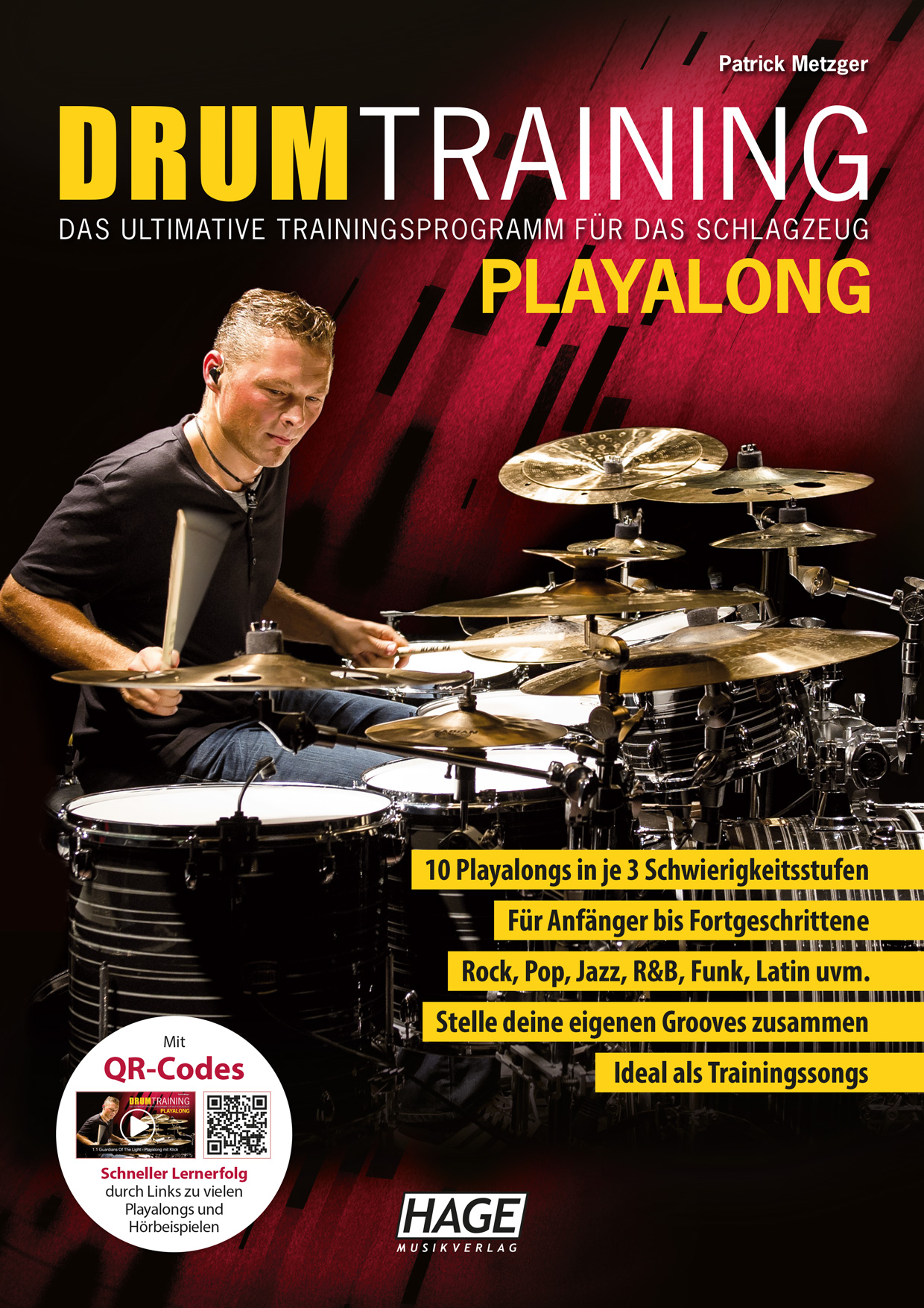 Drum Training Playalong (with QR-Codes)