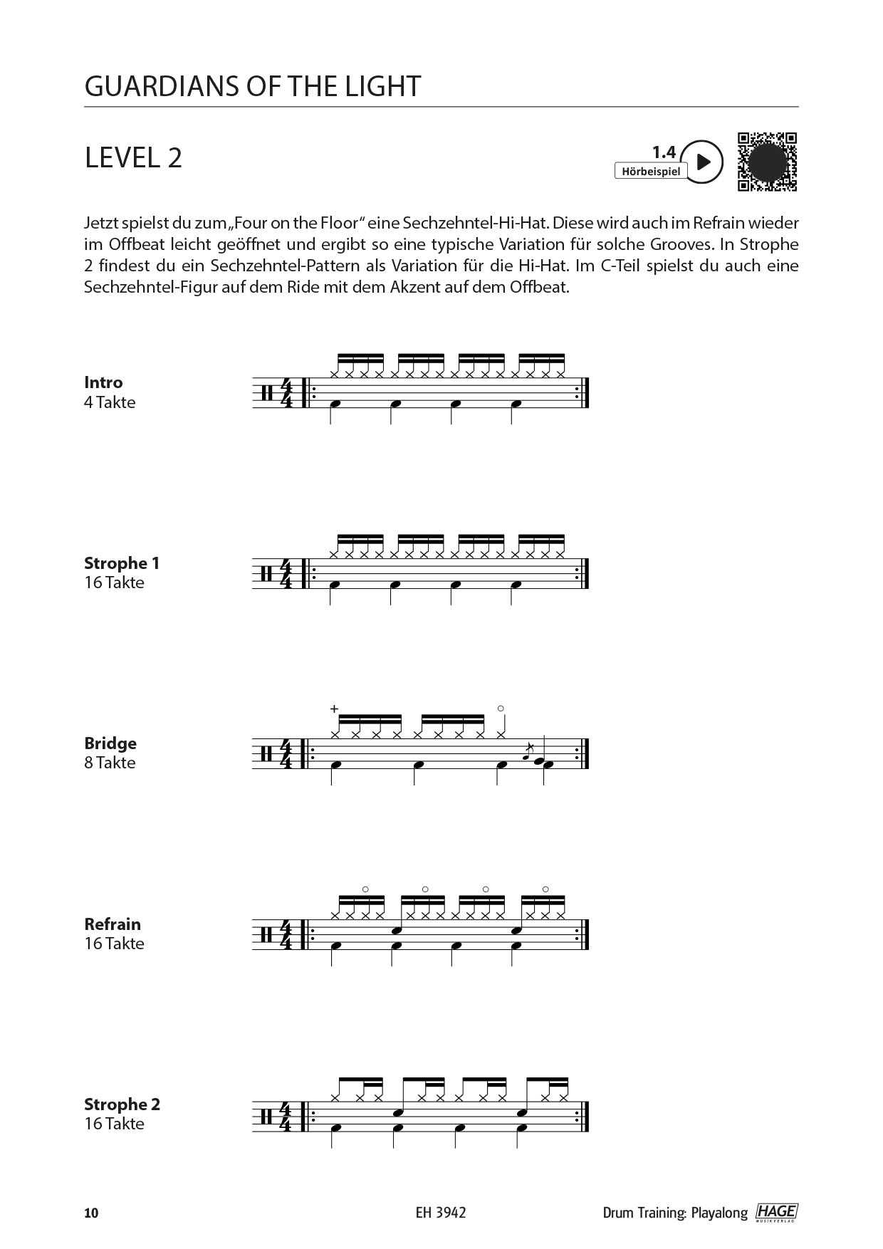 Drum Training Playalong (with QR-Codes) Pages 6
