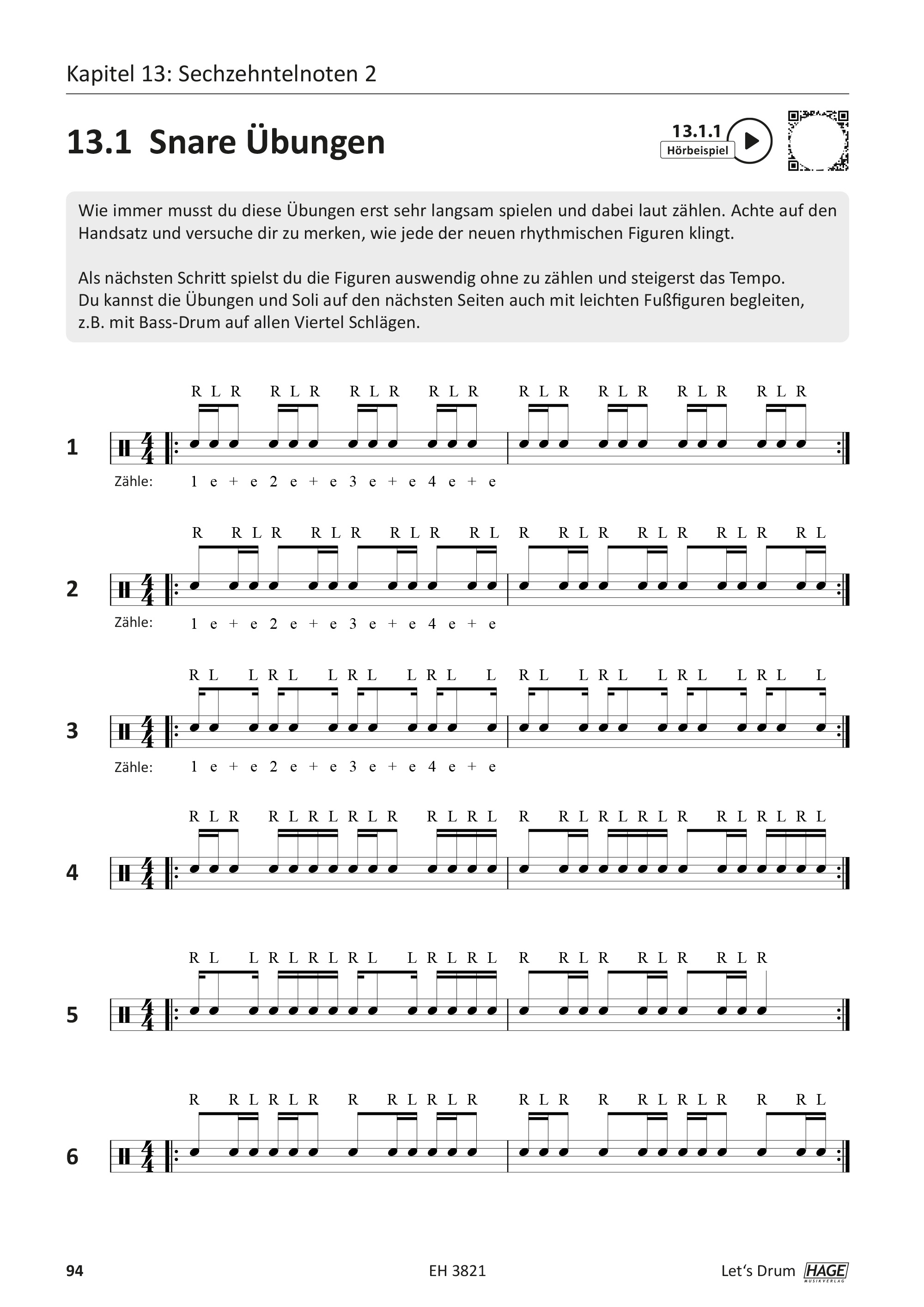 Let's Drum (with QR-Codes) Pages 13