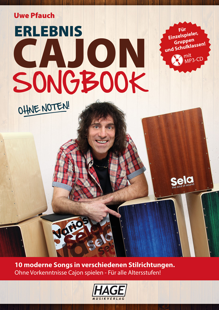 Erlebnis Cajon Songbook (mit MP3-CD)