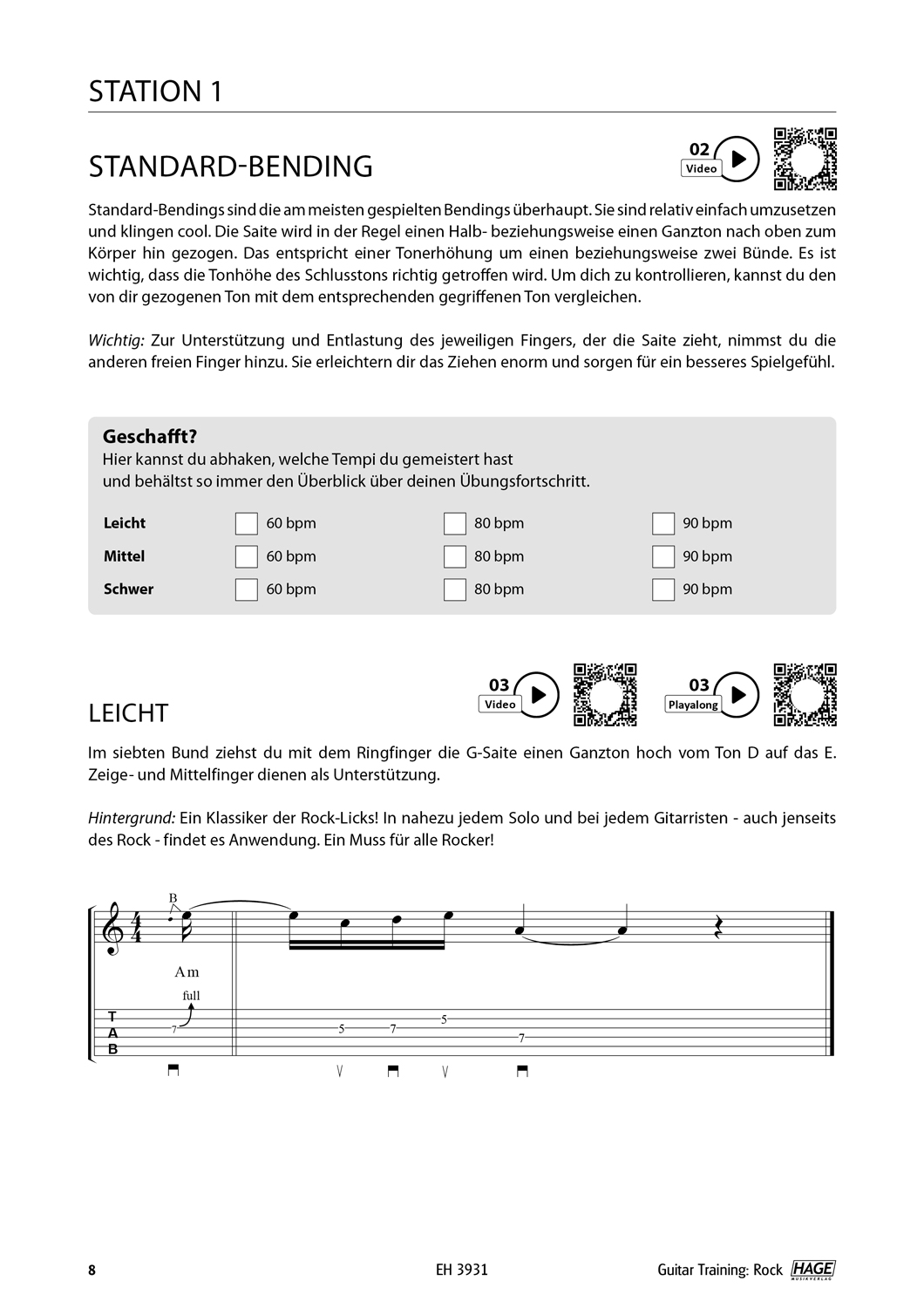 Guitar Training Rock Pages 7