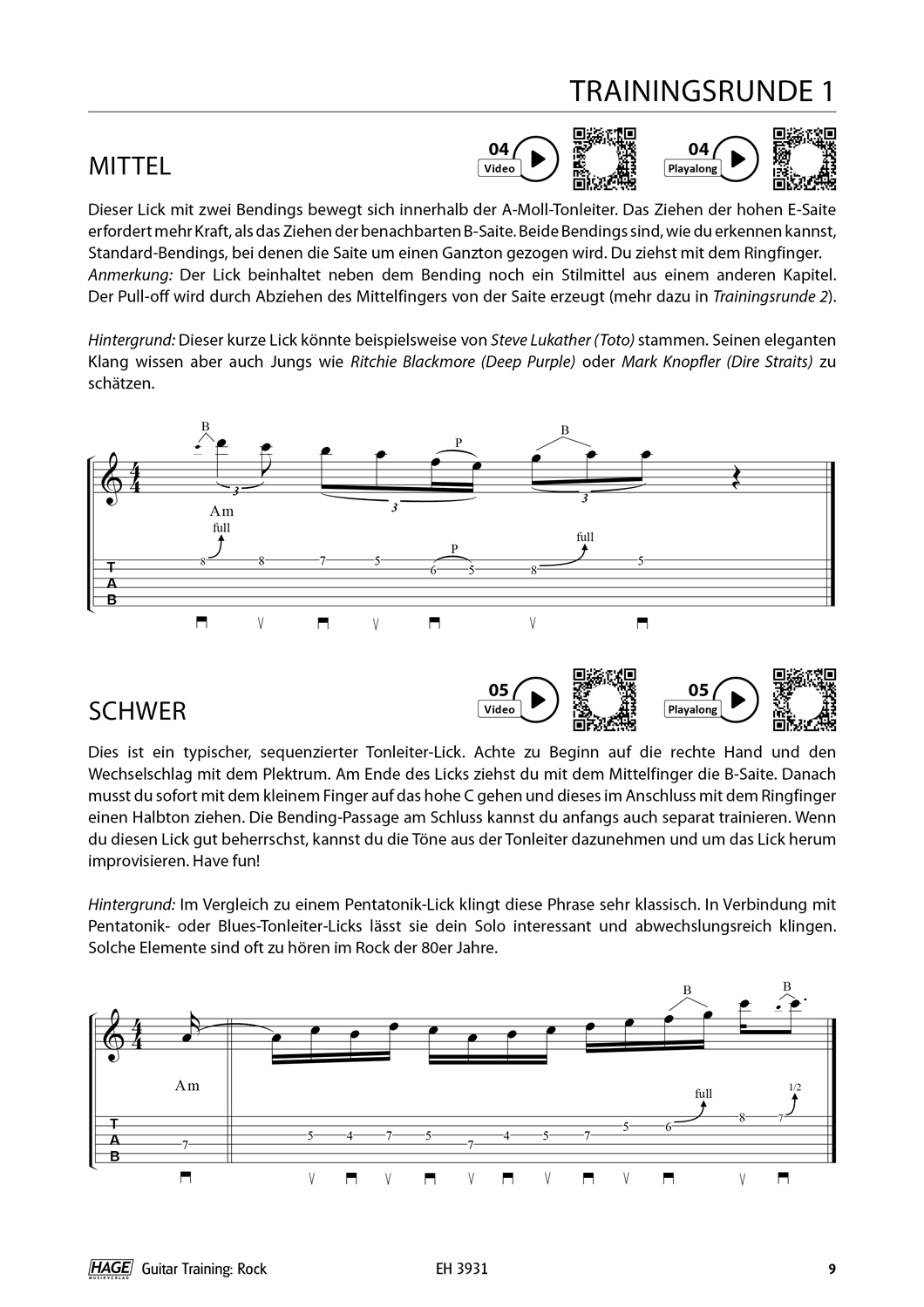 Guitar Training Rock Pages 8