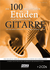 The 100 most important etudes for classical guitar (with 2 CDs) Pages 1
