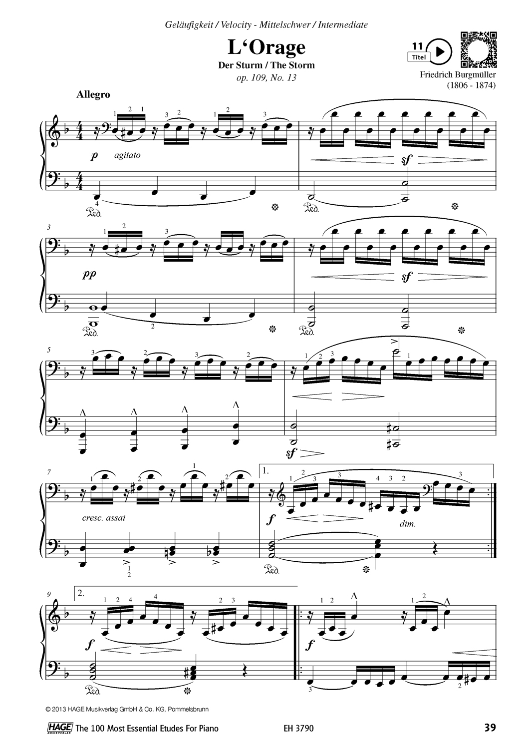Die 100 wichtigsten Etüden für Klavier Seiten 5