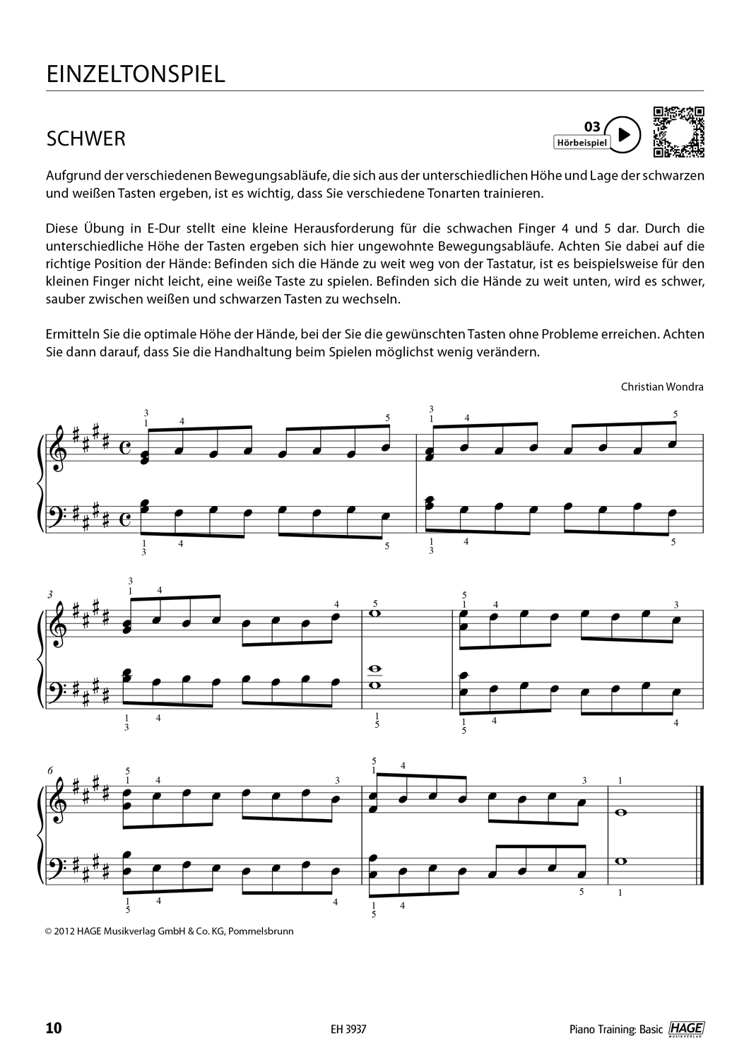 Piano Training Basic Seiten 8