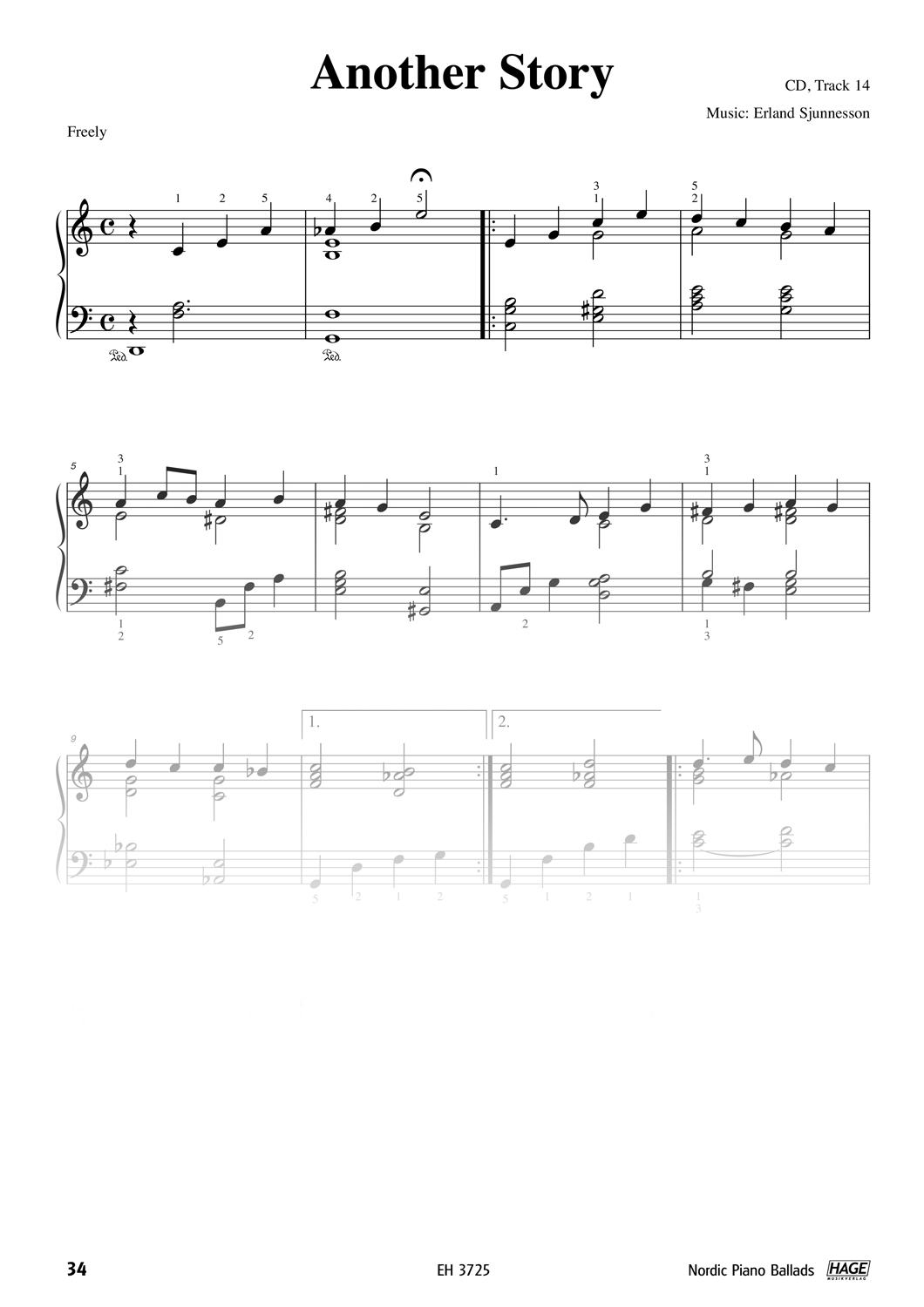 Nordic Piano Ballads 1 (mit CD) Seiten 6
