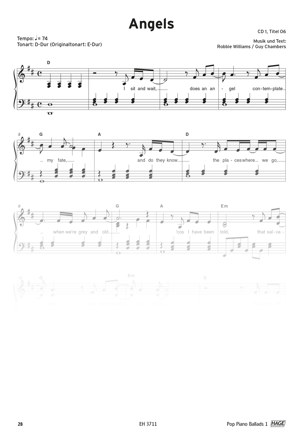 Pop Piano Ballads 1 (with 2 CDs) Pages 3