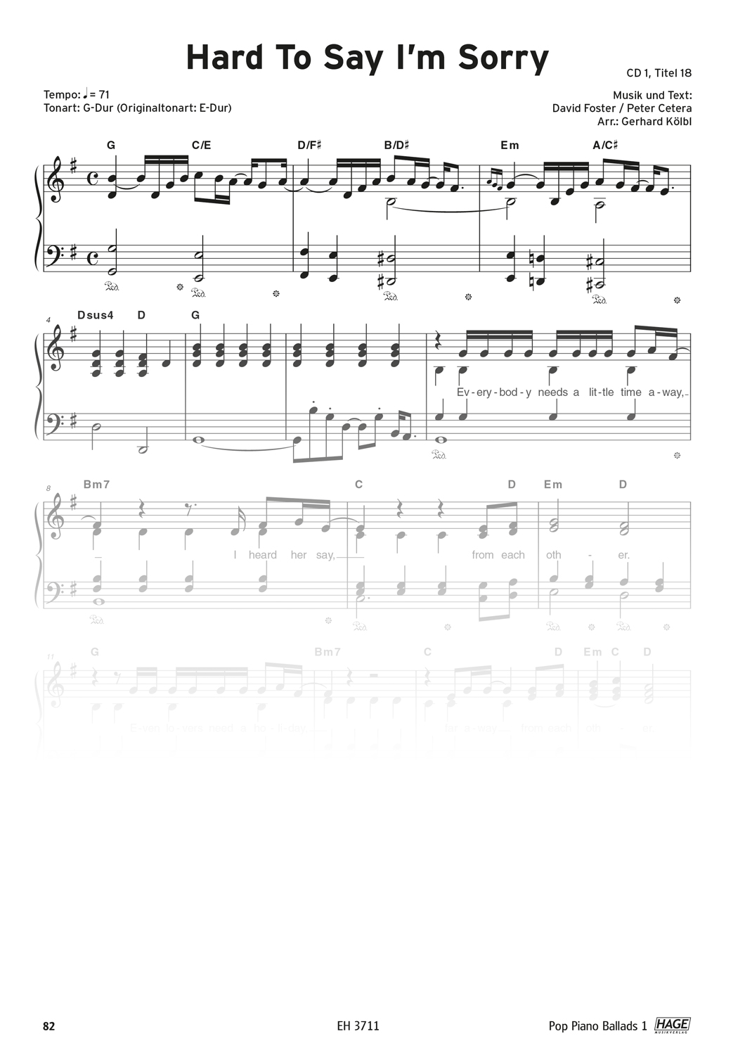 Pop Piano Ballads 1 (mit 2 CDs) Seiten 4