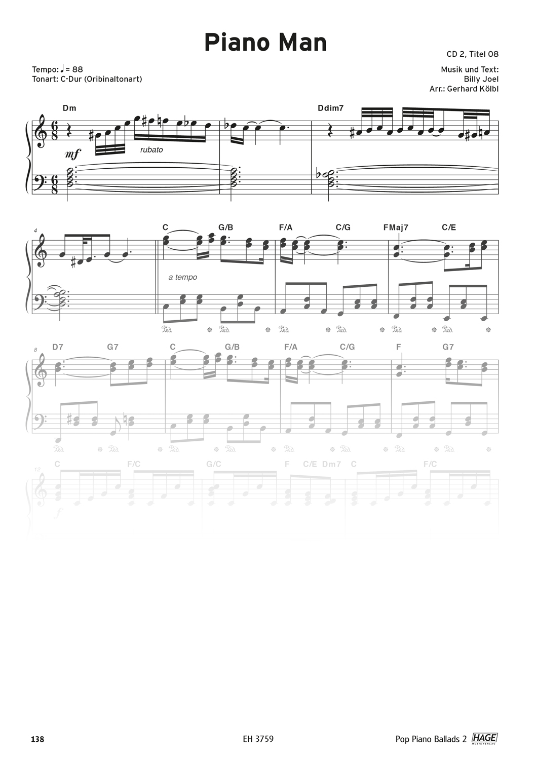 Pop Piano Ballads 2 (mit 2 CDs) Seiten 6