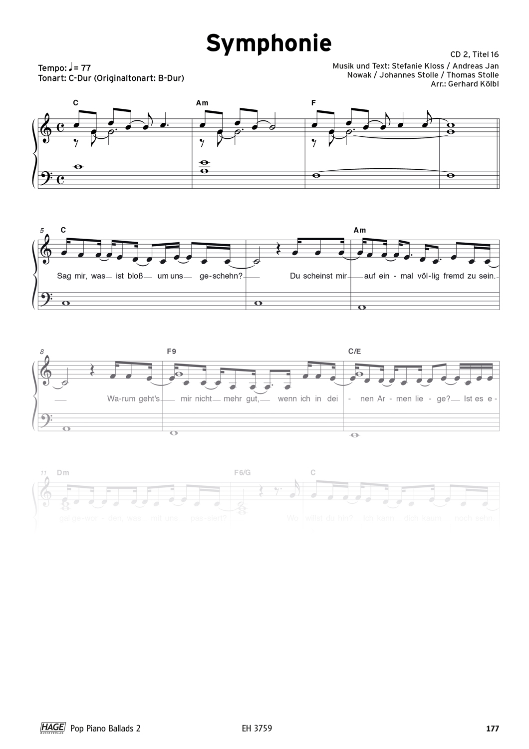 Pop Piano Ballads 2 (with 2 CDs) Pages 7