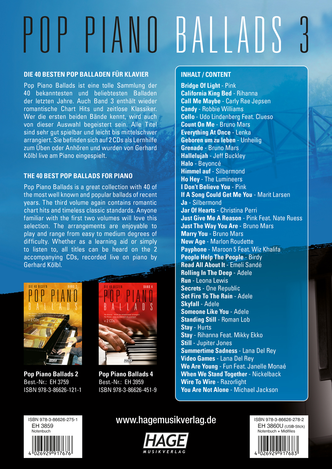Pop Piano Ballads 3 (mit 2 CDs) Seiten 8
