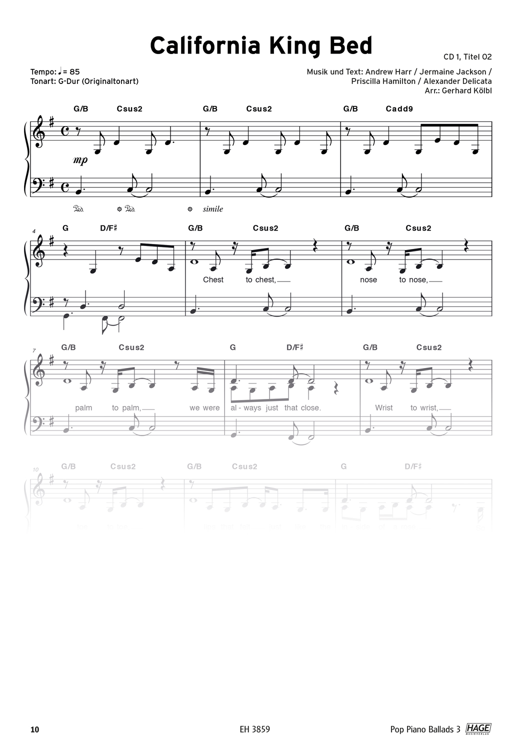 Pop Piano Ballads 3 (mit 2 CDs) Seiten 3