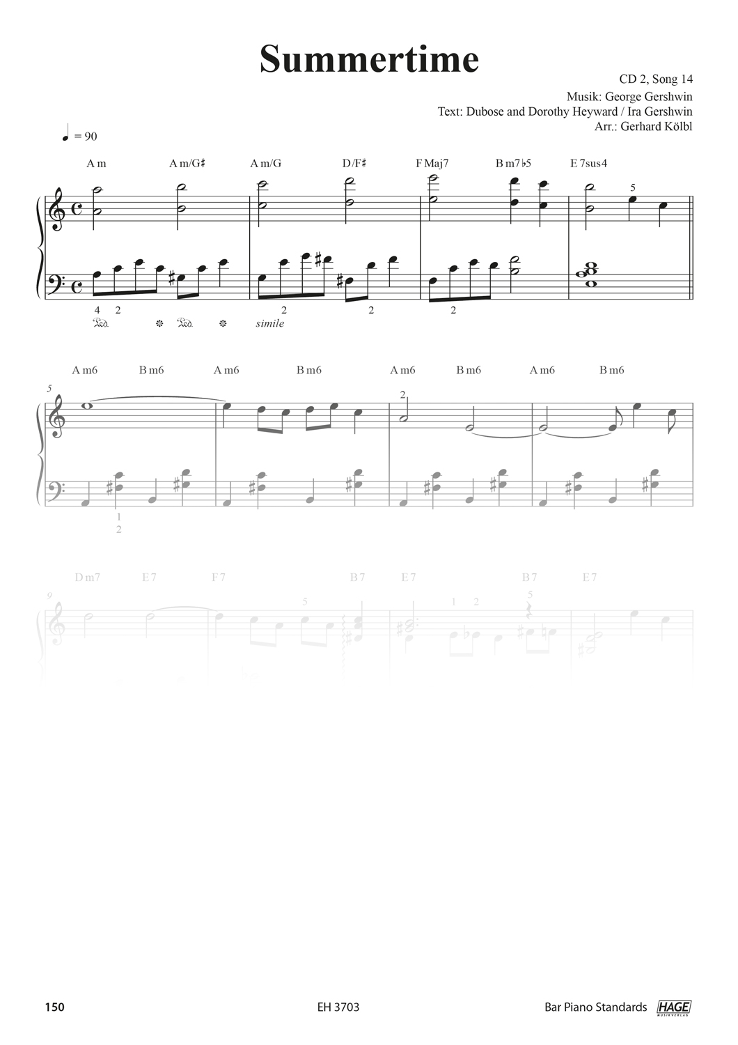 Bar Piano Standards (mit 2 CDs) Seiten 10