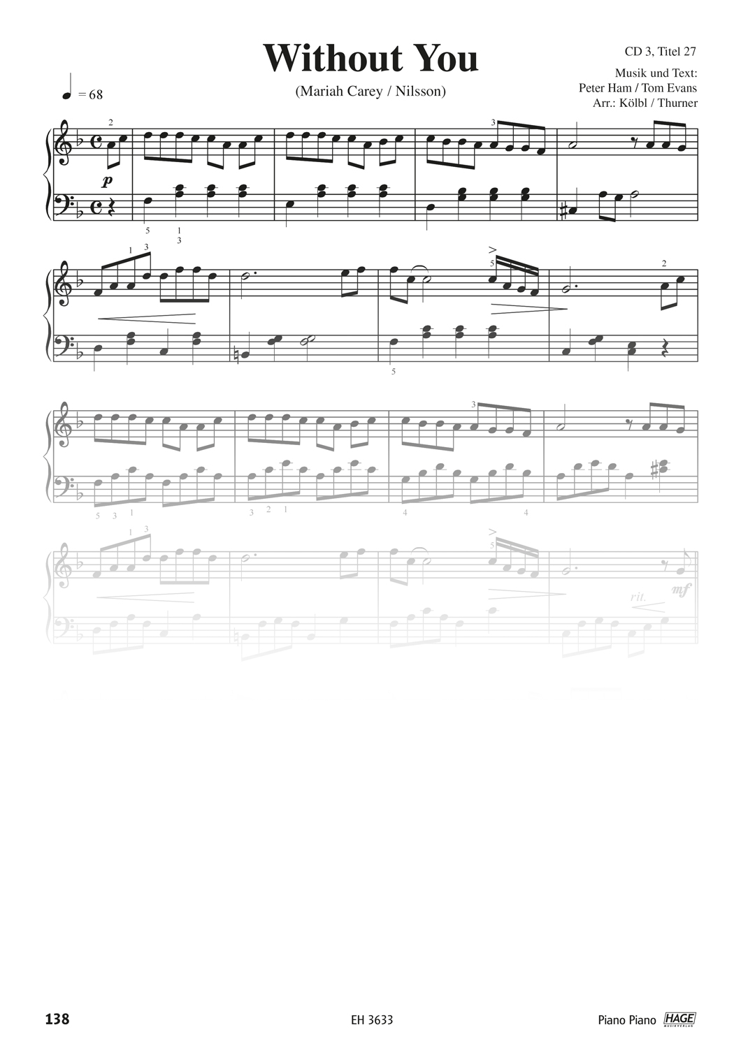 Piano Piano 1 easy (with 3 CDs) Pages 10