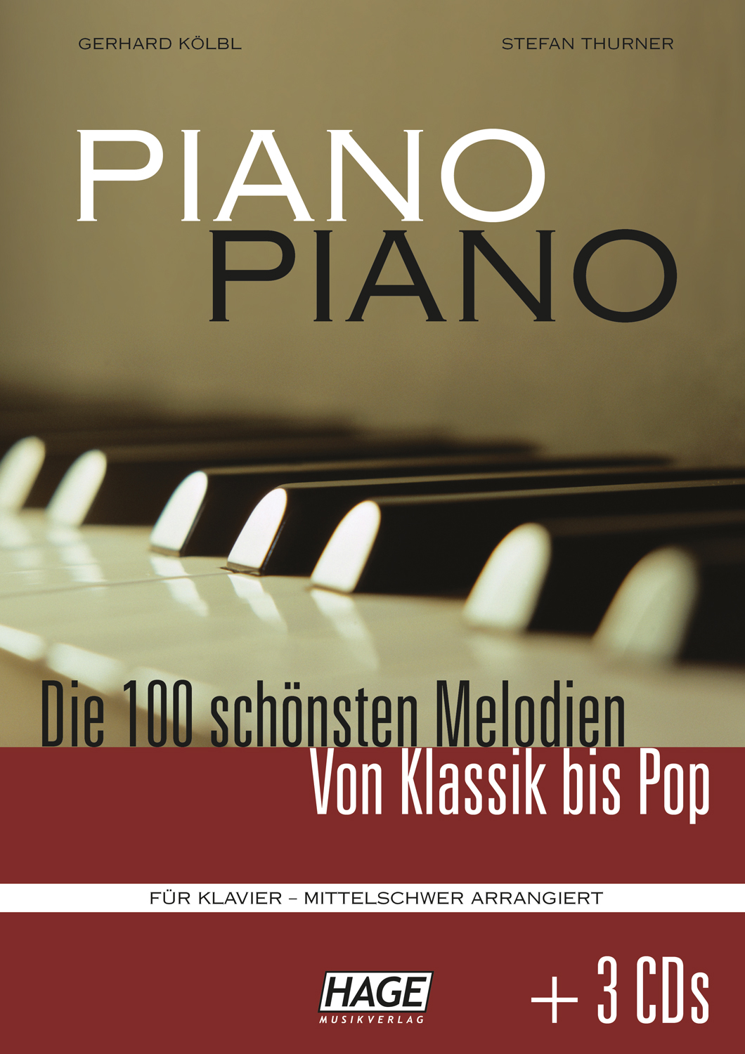 Piano Piano 1 mittelschwer (mit 3 CDs)