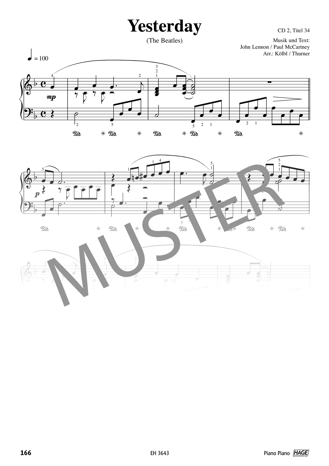 Piano Piano 1 mittelschwer (mit 3 CDs) Seiten 10