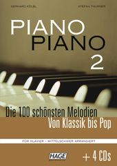 Piano Piano 2 intermediate (with 4 CDs)