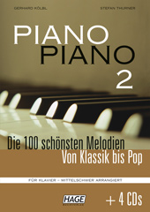 Piano Piano 2 mittelschwer (mit 4 CDs)