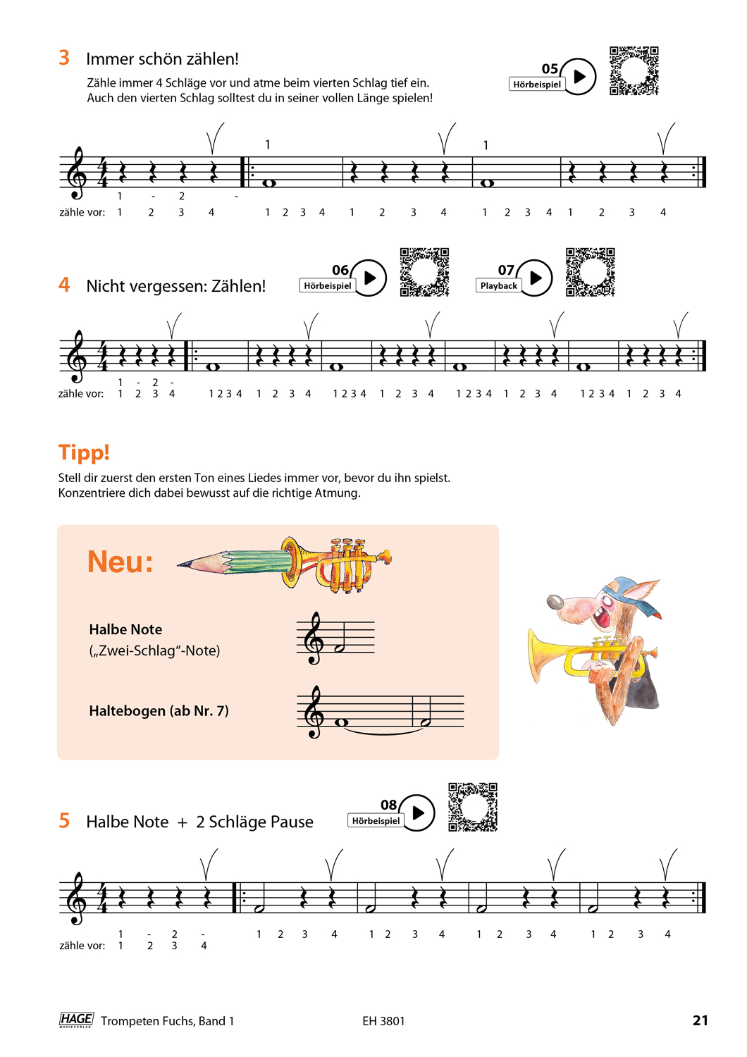 Trompeten Fuchs Band 1 Seiten 6