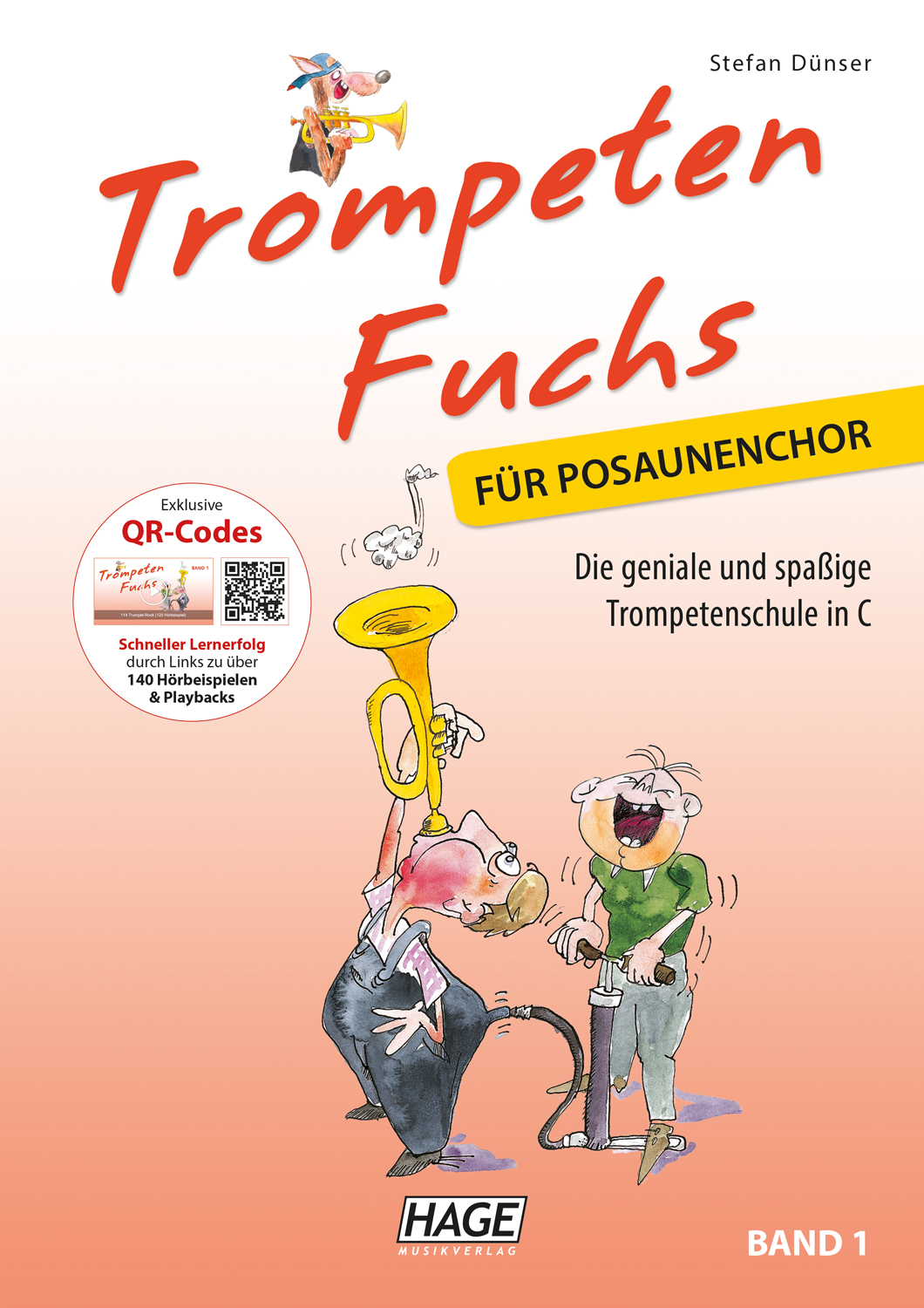 Trompeten Fuchs Band 1 in C für Posaunenchor