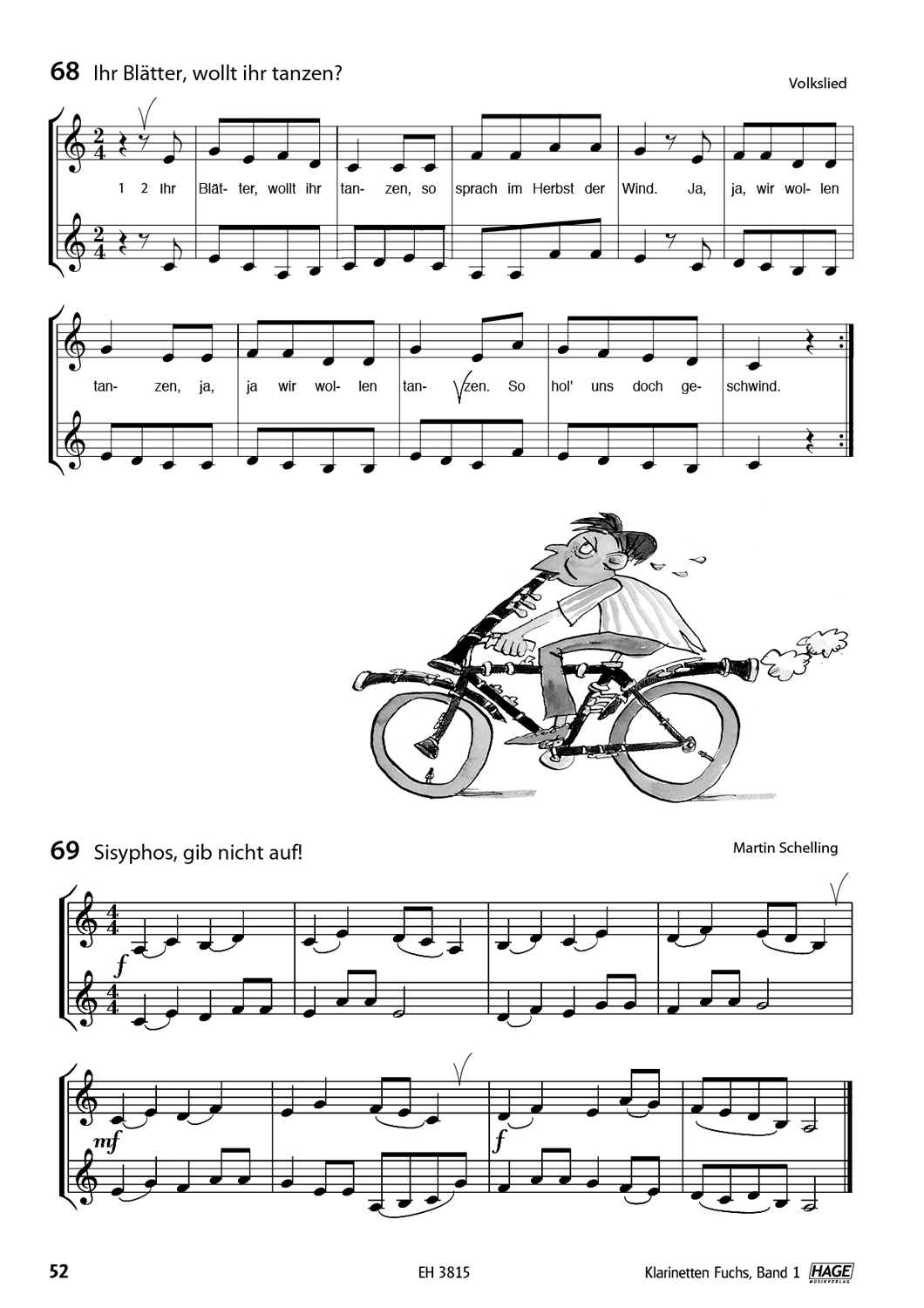 Klarinetten Fuchs Band 1 Seiten 7