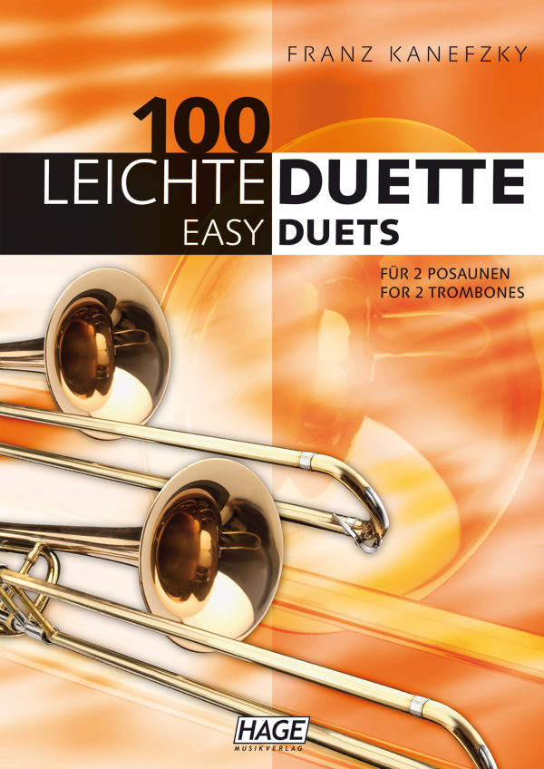 100 Easy duets for 2 trombones