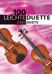100 Easy duets for 2 violins