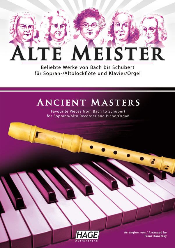Ancient masters for soprano/alto recorder and piano/organ