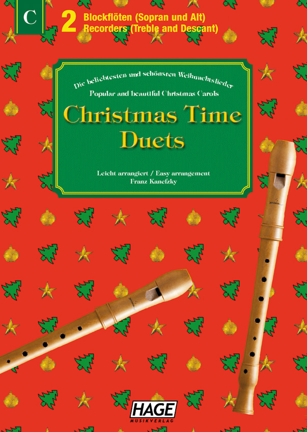 Christmas Time Duets für 2 Blockflöten