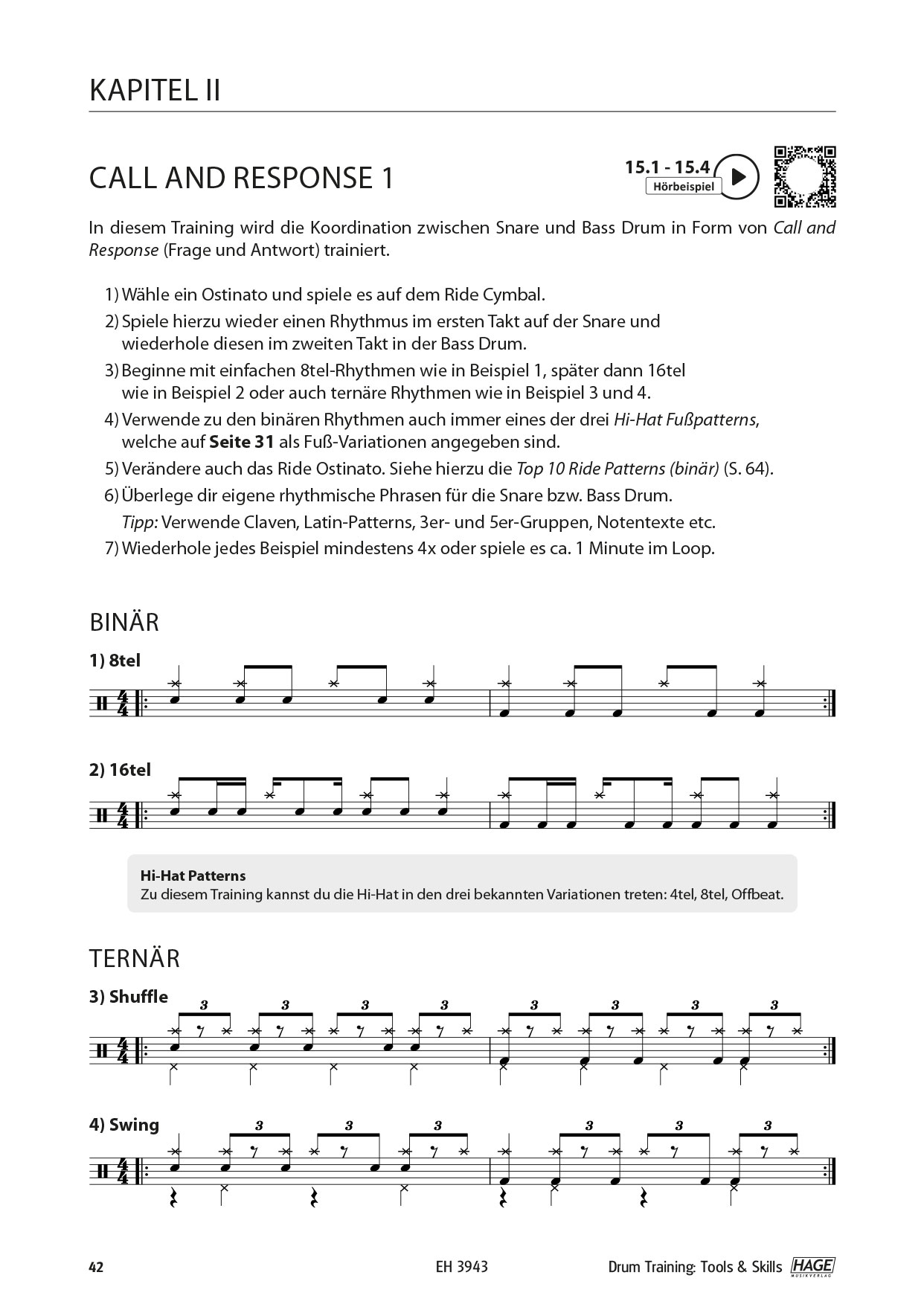 Drum Training Tools & Skills (mit QR-Codes) Seiten 8