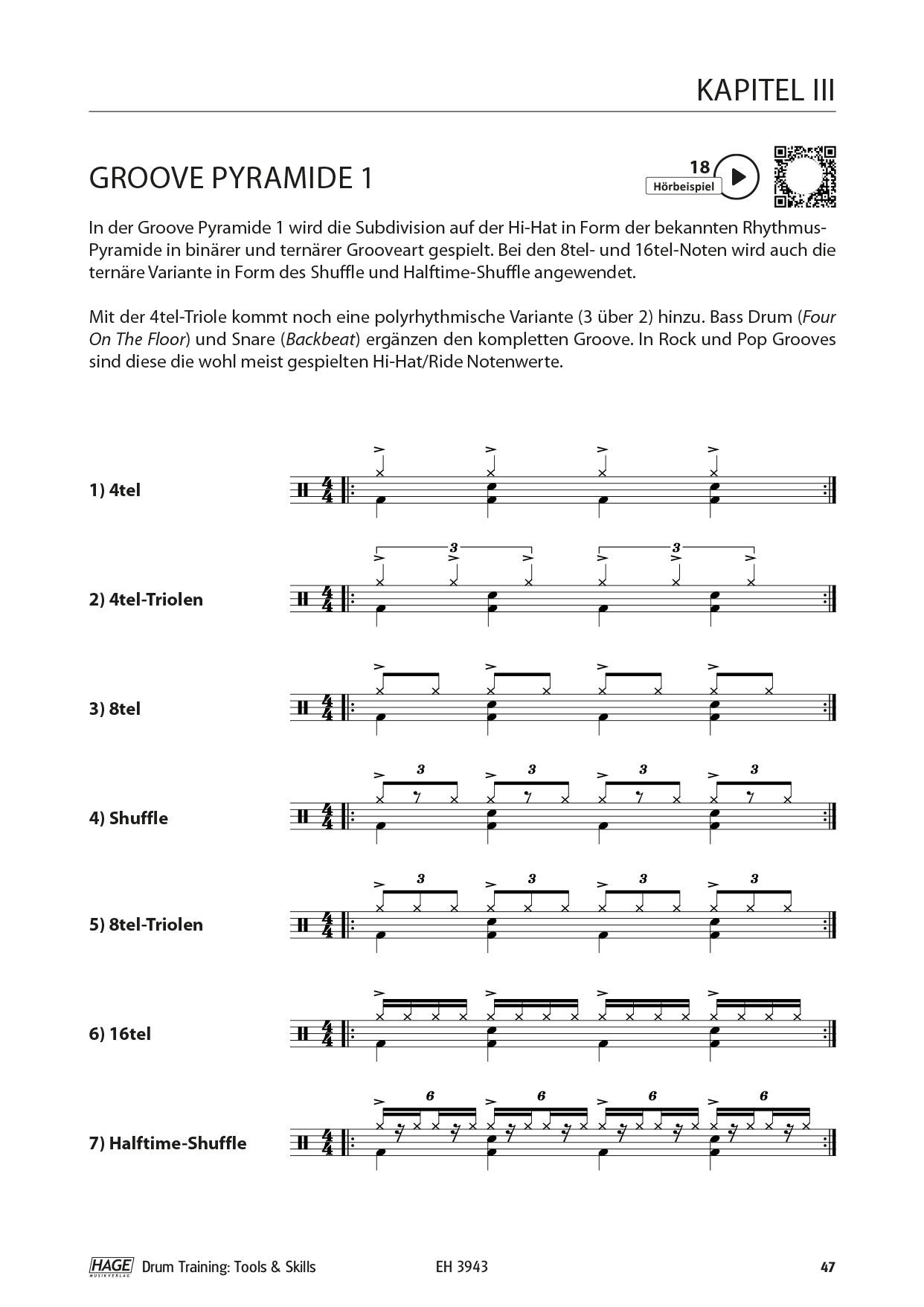 Drum Training Tools & Skills (mit QR-Codes) Seiten 9
