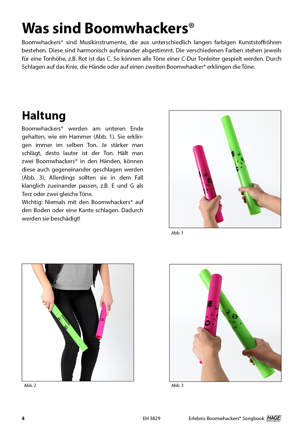 Erlebnis Boomwhackers® Songbook Pages 4