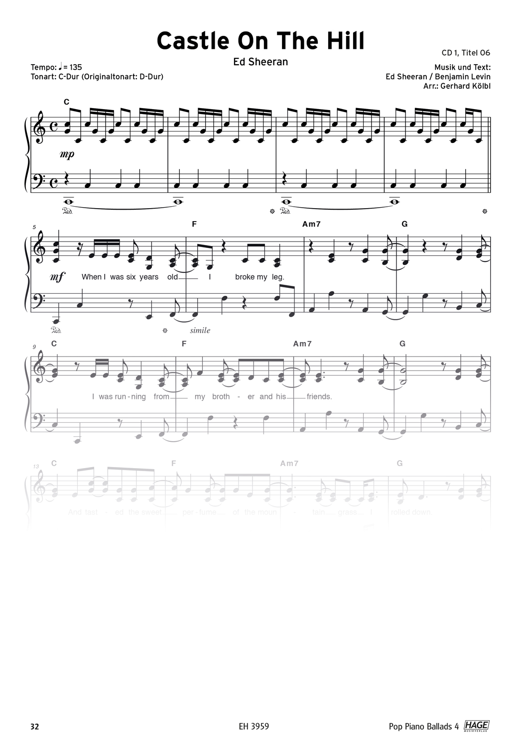 Pop Piano Ballads 4 (mit 2 CDs) Seiten 5