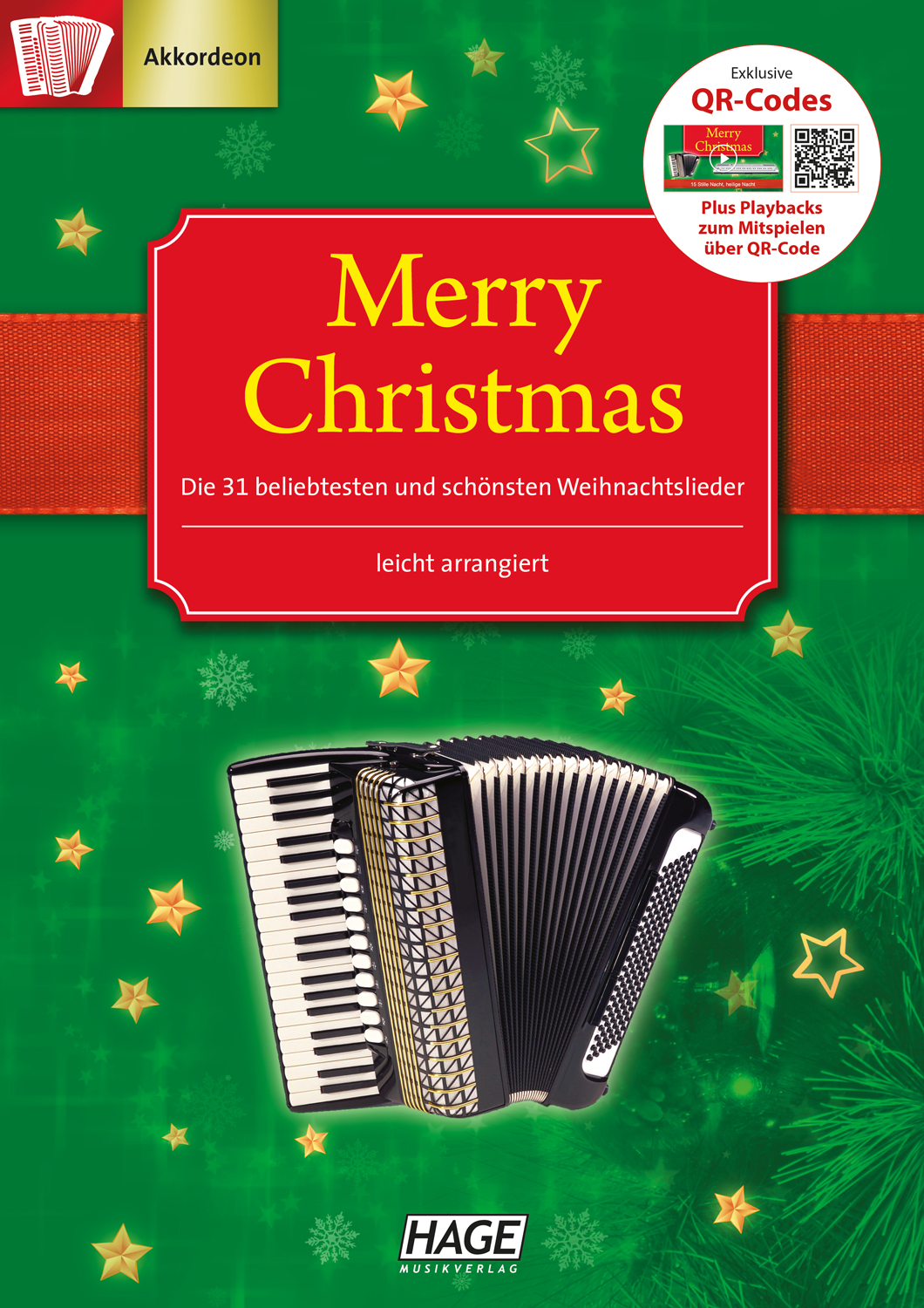Merry Christmas for accordion