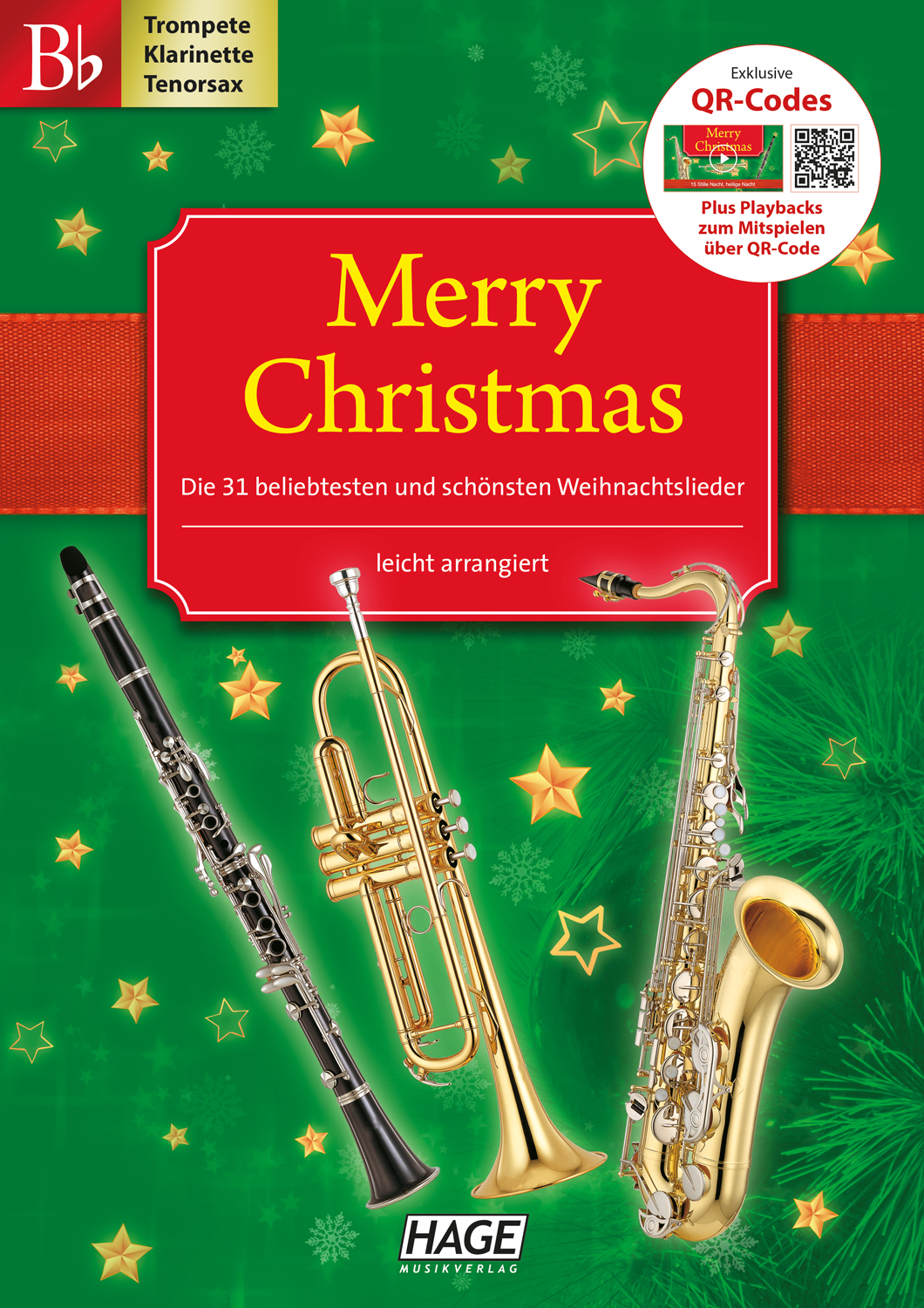 Merry Christmas für B-Instrumente Seiten 1