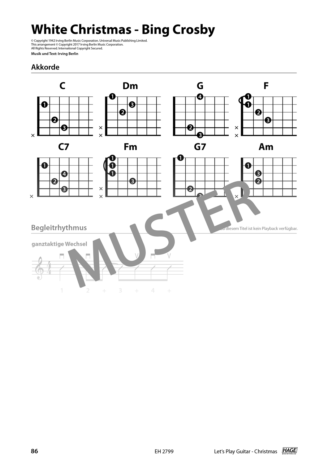 Let's Play Guitar Christmas (mit QR-Codes) Seiten 11