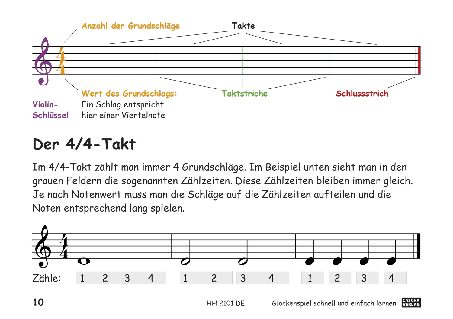 Glockenspiel - Schnell und einfach lernen Seiten 7